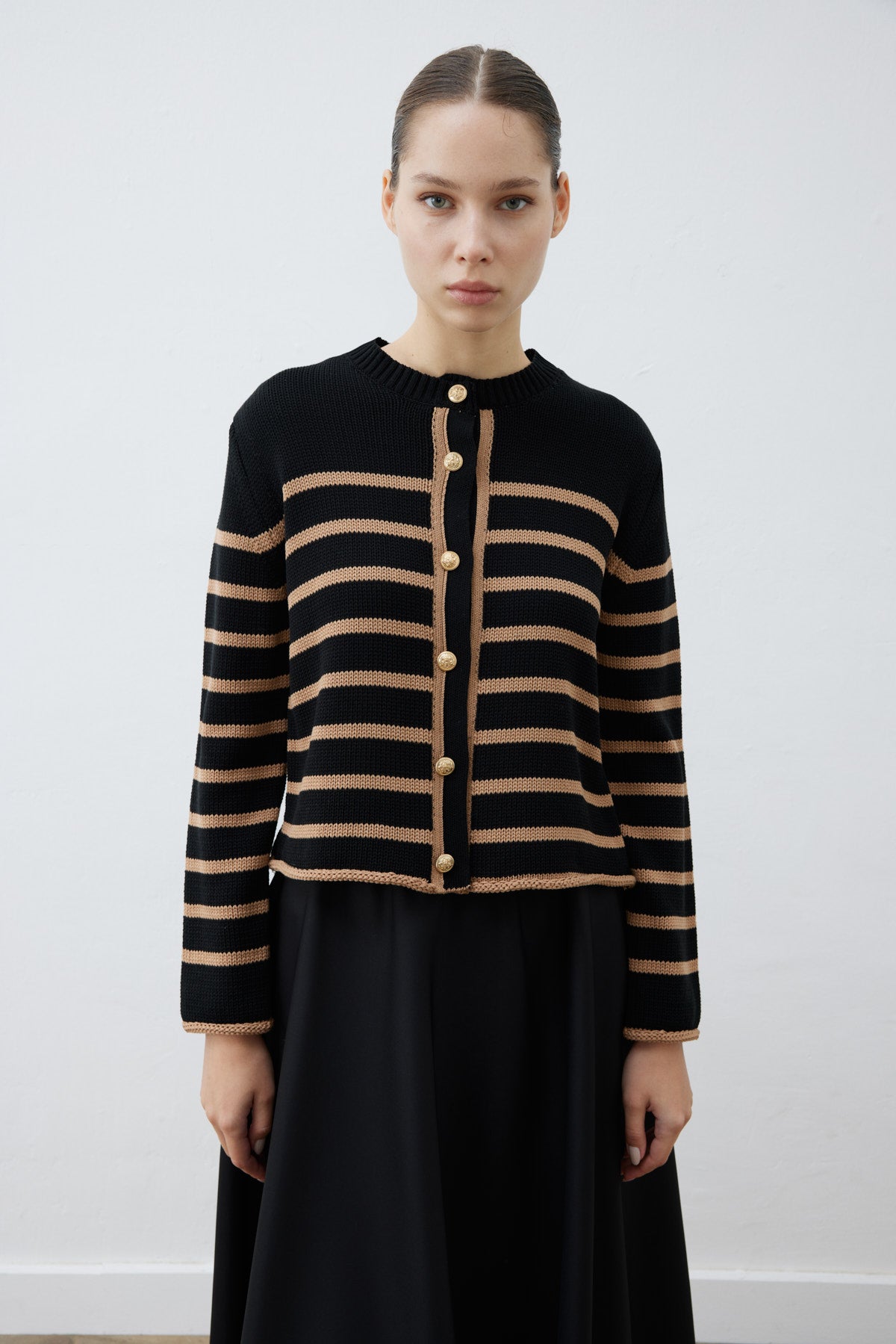 melanie strickjacke im marine-look