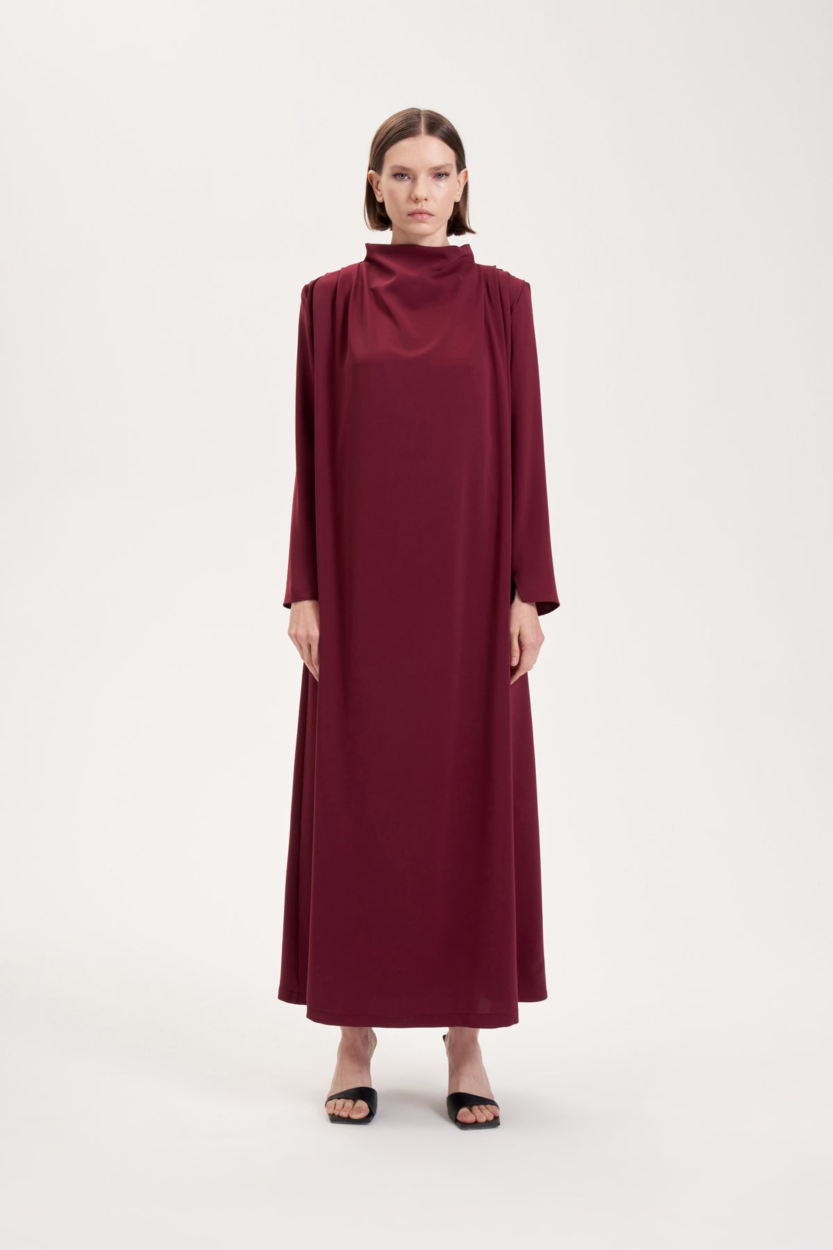 lisa elegantes kreppkleid
