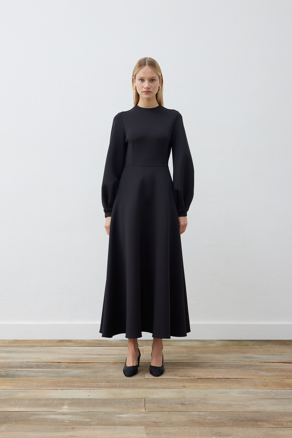 carol scuba puffiges kleid