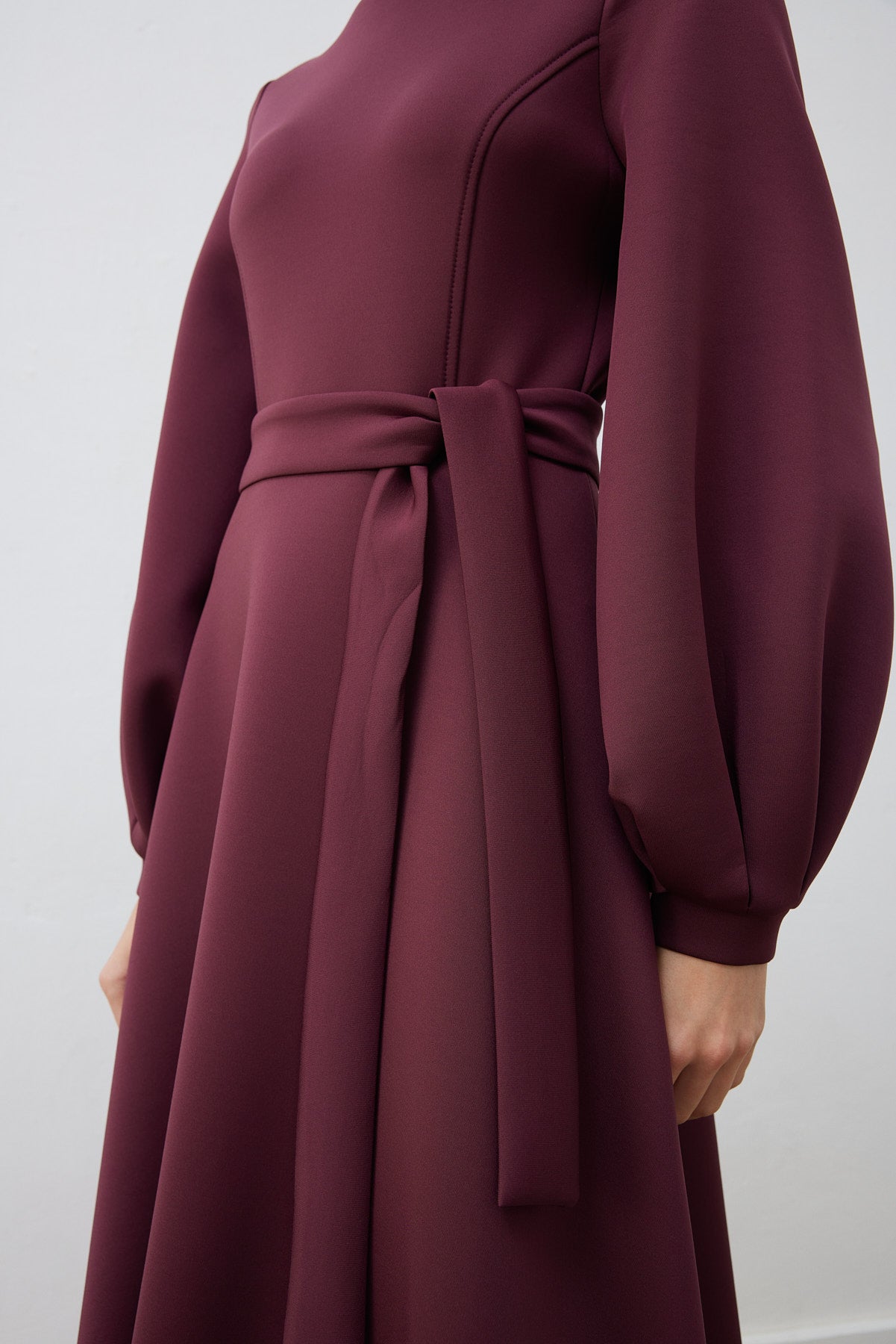 carol scuba puffiges kleid