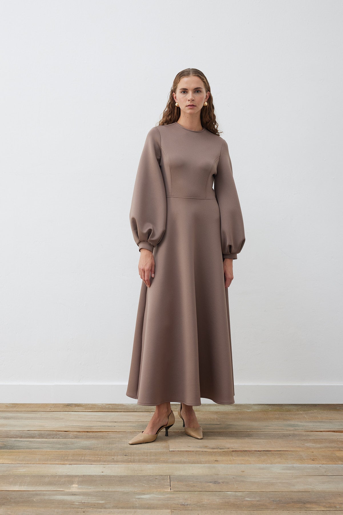 carol scuba puffiges kleid