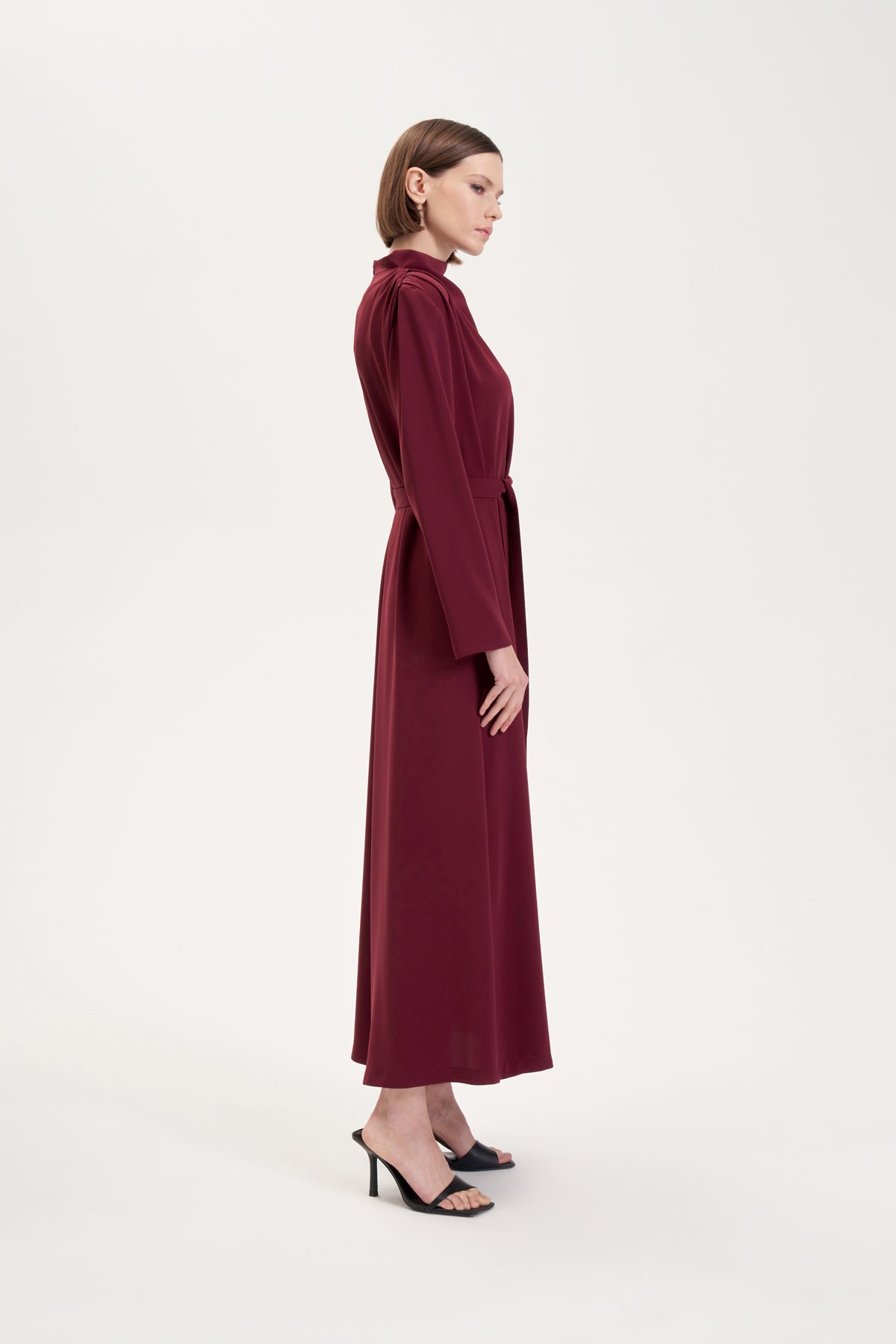 lisa elegantes kreppkleid