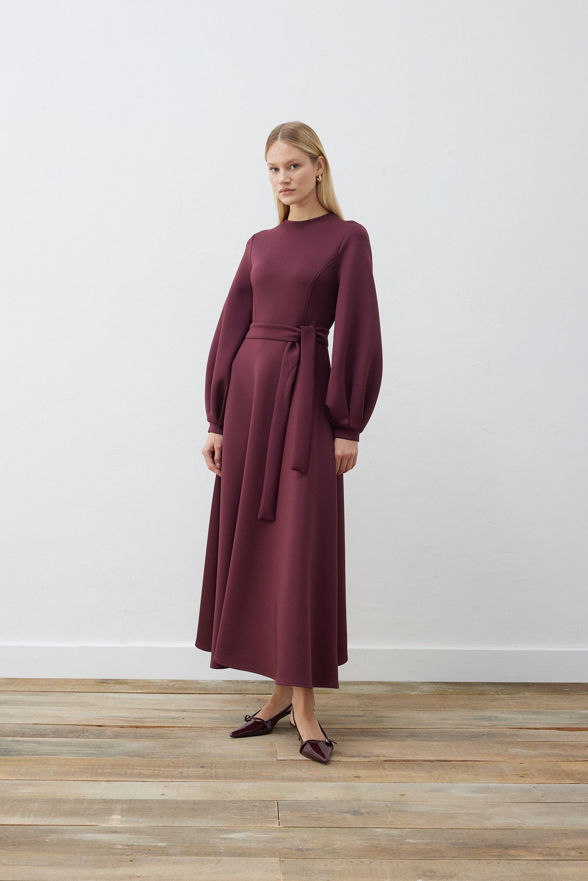 carol scuba puffiges kleid