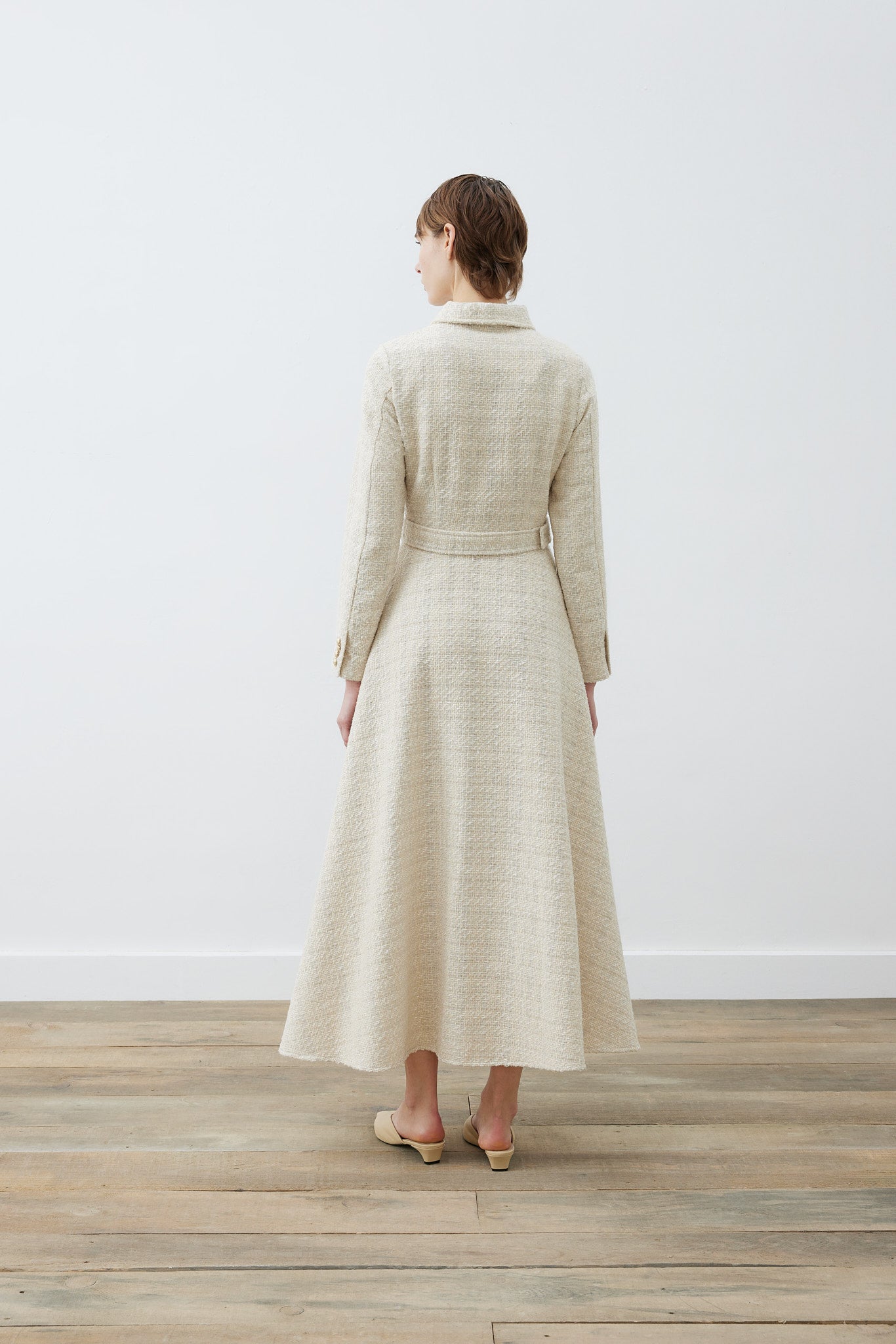 karina elegantes damenkleid aus tweed