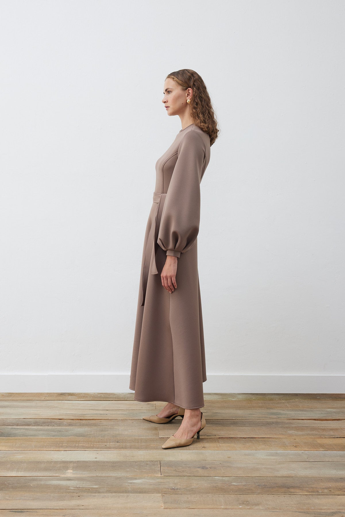 carol scuba puffiges kleid