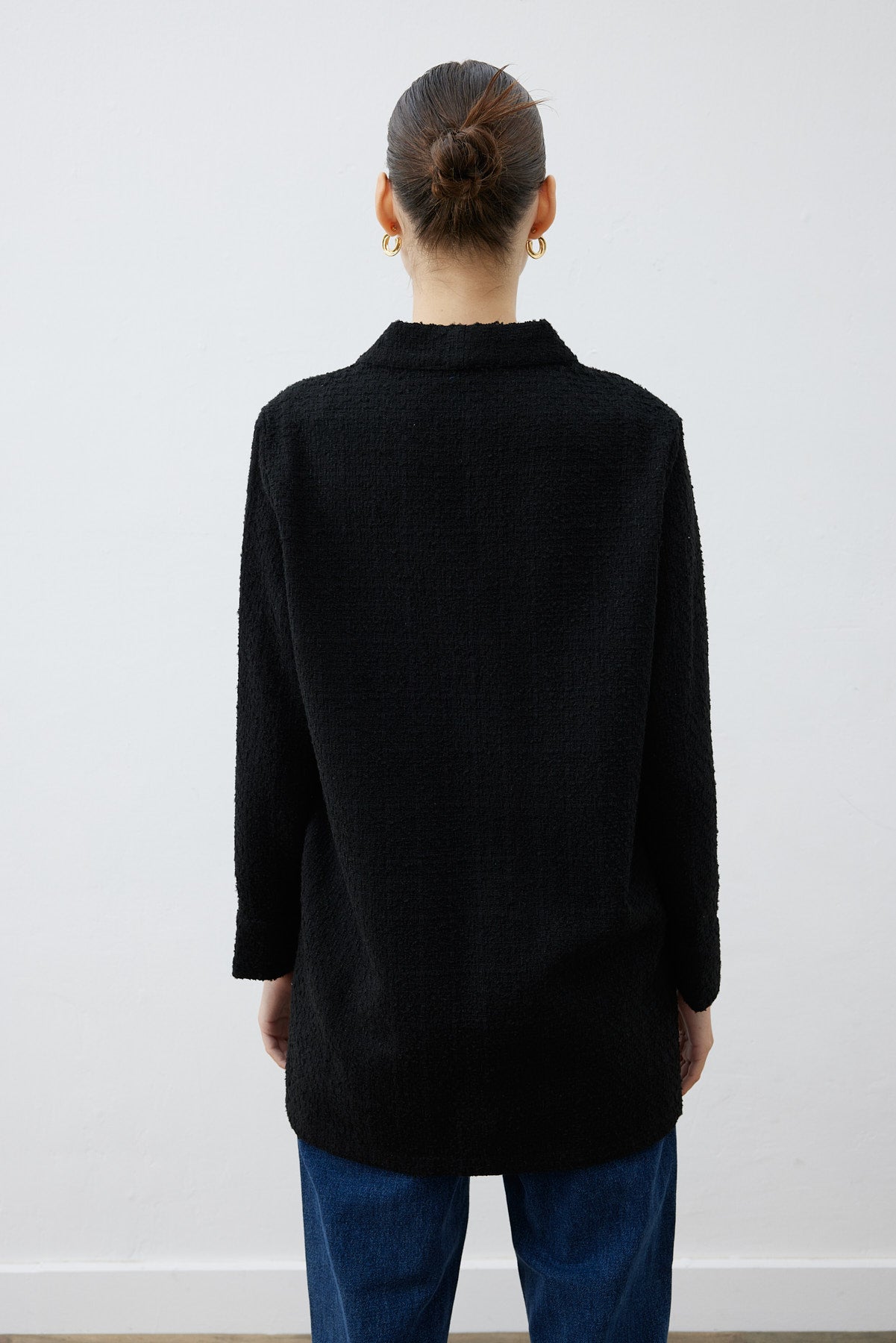 derya tweed college-cardigan