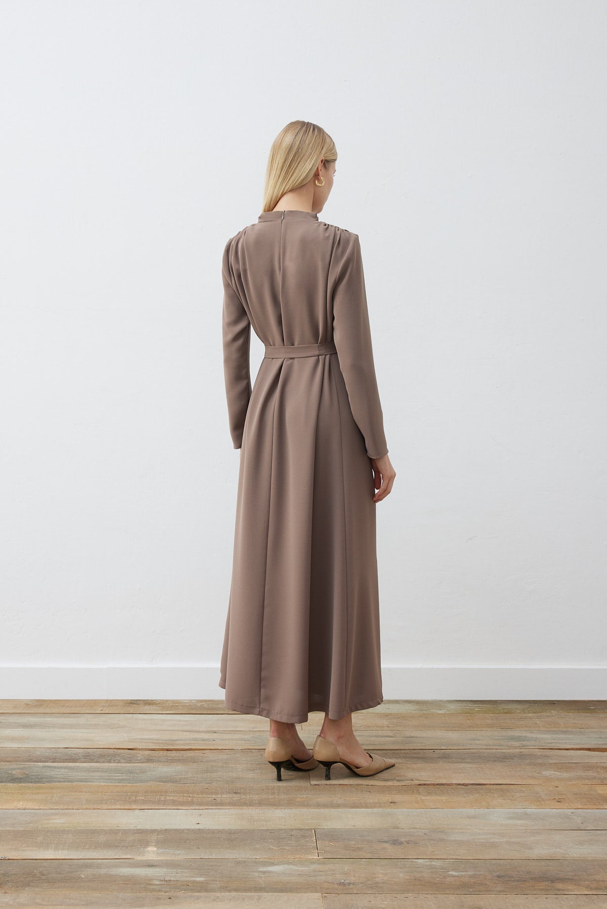 lisa elegantes kreppkleid