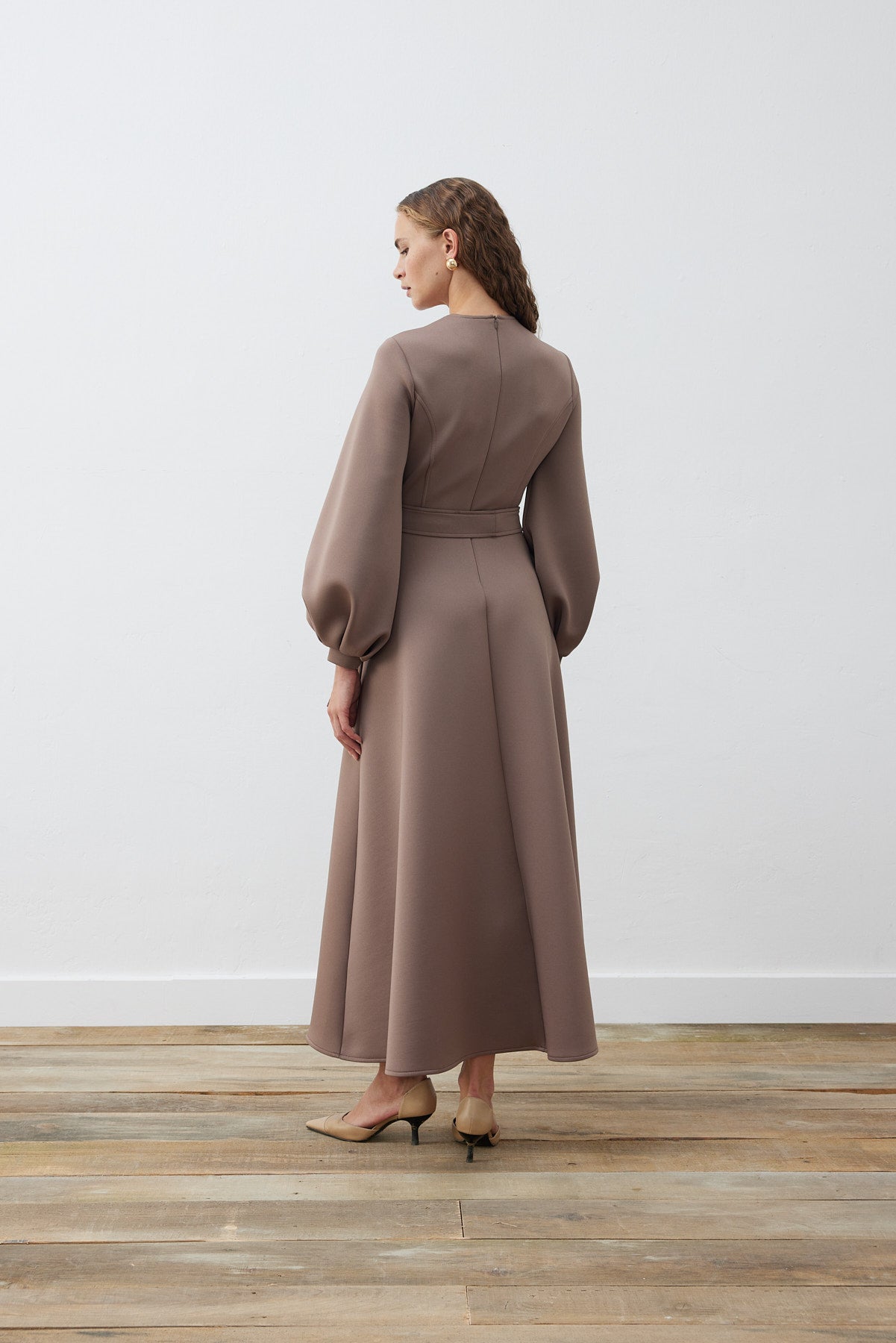 carol scuba puffiges kleid