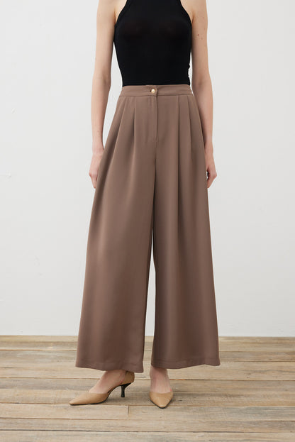 Eva Palazzo-Hose aus Kreppstoff
