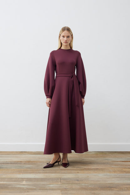Carol Scuba Puffiges Kleid