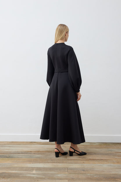 Carol Scuba Puffiges Kleid