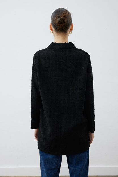 Derya Tweed College-Cardigan