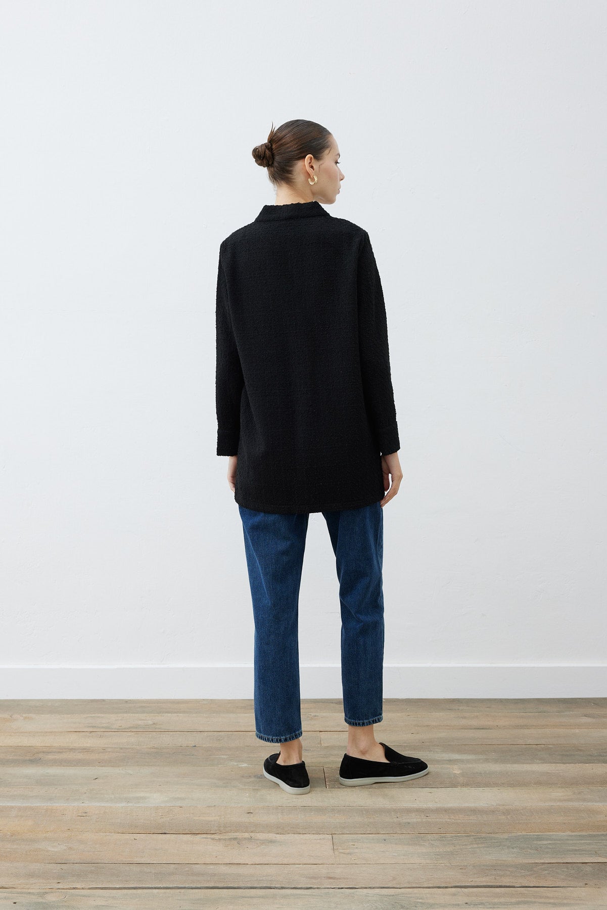 derya tweed college-cardigan