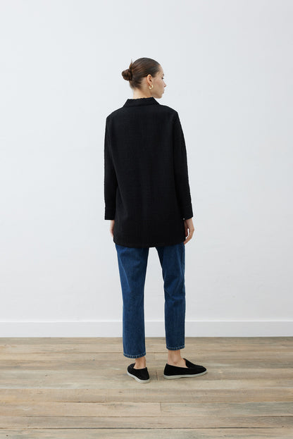 Derya Tweed College-Cardigan