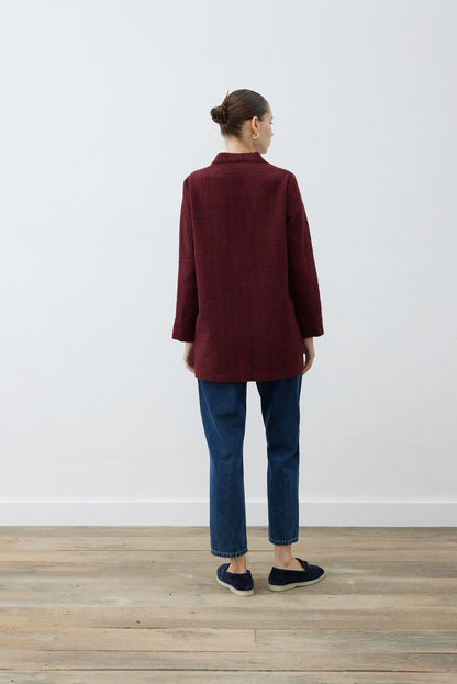 Derya Tweed College-Cardigan
