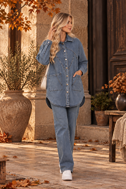 Selenay Jeans Zweiteiler